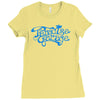 bargain paradise garage sign Ladies Fitted T-Shirt