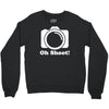 oh shoot camera Crewneck Sweatshirt