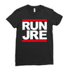 joe rogan run jre Ladies Fitted T-Shirt
