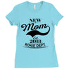 New Mom 2018 Rokie Dept. Ladies Fitted T-Shirt