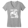 i dont snore i dream i`m a 4 x 4 Women's V-Neck T-Shirt