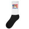 doge bless america Socks