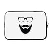 beard and glasses Laptop sleeve