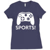 sports video games Ladies Fitted T-Shirt
