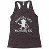 monkey teenage Racerback Tank