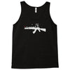 banksy style ak47 art   funny Tank Top