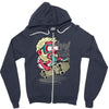 nerd attack Zipper Hoodie