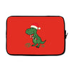 christmas dinosaur Laptop sleeve