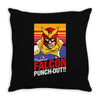 falcon punch out Throw Pillow