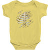 torn rib cage Baby Onesie