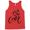 bike rider biker cyclist Tank Top