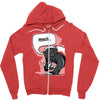 meh says honey badger Zipper Hoodie