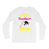 my pitbull is a sweetheart Long Sleeve Shirts