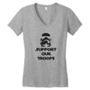 support our troops Women's V-Neck T-Shirt