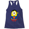 minion parody superman Racerback Tank