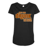 drunk show Maternity Scoop Neck T-shirt