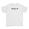 i'm all in poker player Youth Tee