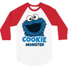 Cookie Monster 3/4 Sleeve Shirt