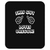 this guy loves oregon Mousepad