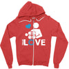 portal true love   aperture lab video gamer teleport online pc goal te Zipper Hoodie