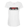 I HAVE MONEY Maternity Scoop Neck T-shirt
