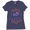lucky scottie Ladies Fitted T-Shirt