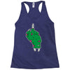 rude zombie Racerback Tank
