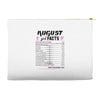 August Girl Facts Virgo Accessory Pouches