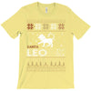 santa leo christmas ugly t shirts T-Shirt
