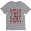 Emo Gothic Ugly Christmas Sweater V-Neck Tee