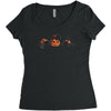 spooky kitties Women's Triblend Scoop T-shirt