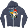 mayor lazer Zipper Hoodie