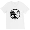 yinyang cats V-Neck Tee