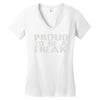proud to be a freak Women's V-Neck T-Shirt