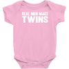 real men make twins Baby Onesie