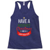 have a merry christmas and a happy new year Racerback Tank