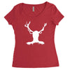 hannibal   stag Women's Triblend Scoop T-shirt