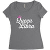 queen libra Women's Triblend Scoop T-shirt
