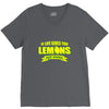 if life gives you lemons, add vodka t shirt V-Neck Tee