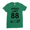 speed limit 88 Ladies Fitted T-Shirt