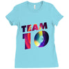 team 10 Ladies Fitted T-Shirt