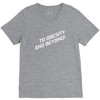 to obesity and beyond V-Neck Tee
