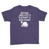 anything unrelated to elephants is irrelephant Youth Tee