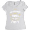 legendary riders are born in 1957 Women's Triblend Scoop T-shirt