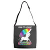 look it's a magical fck unicorn funny Adjustable Strap Totes