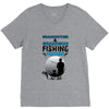 Grandfather &amp; Grandson Fishing Partners ForLife V-Neck Tee