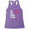 husband for wine Racerback Tank