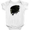 indian skull native american Baby Onesie