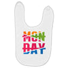 monday crossed out Baby Bibs