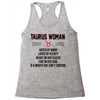 Taurus Woman Racerback Tank